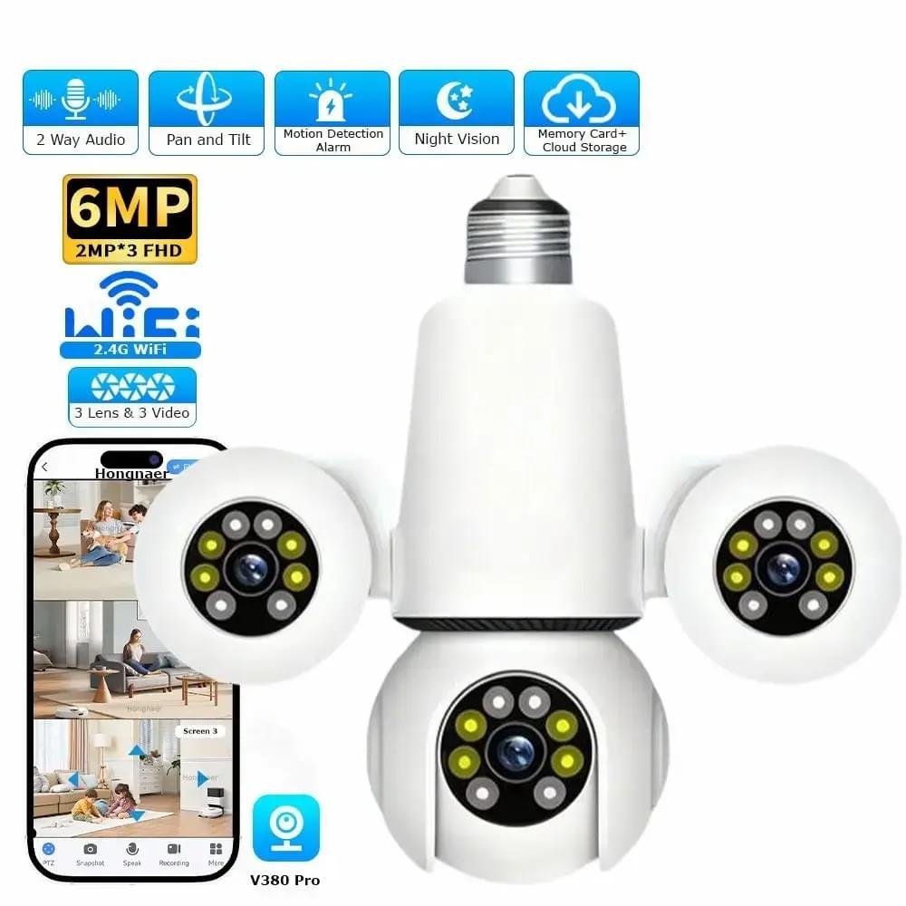 360 CCTV Wifi Camera 6MP 1080P Full HD wireless camera